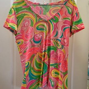 Lilly Pulitzer V-neck Top
